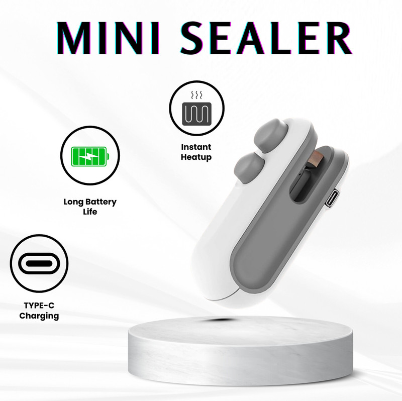 alankraa Portable Mini Sealing Machine for Food Packets –with Type-C Charging and Magnet Hand Held Heat Sealer(100 mm) - 76% off at DetectaDeal