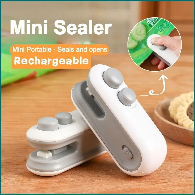 Silkroad Mini Portable Sealing Machine With USB Charger Hand Held Heat Sealer(3 mm)