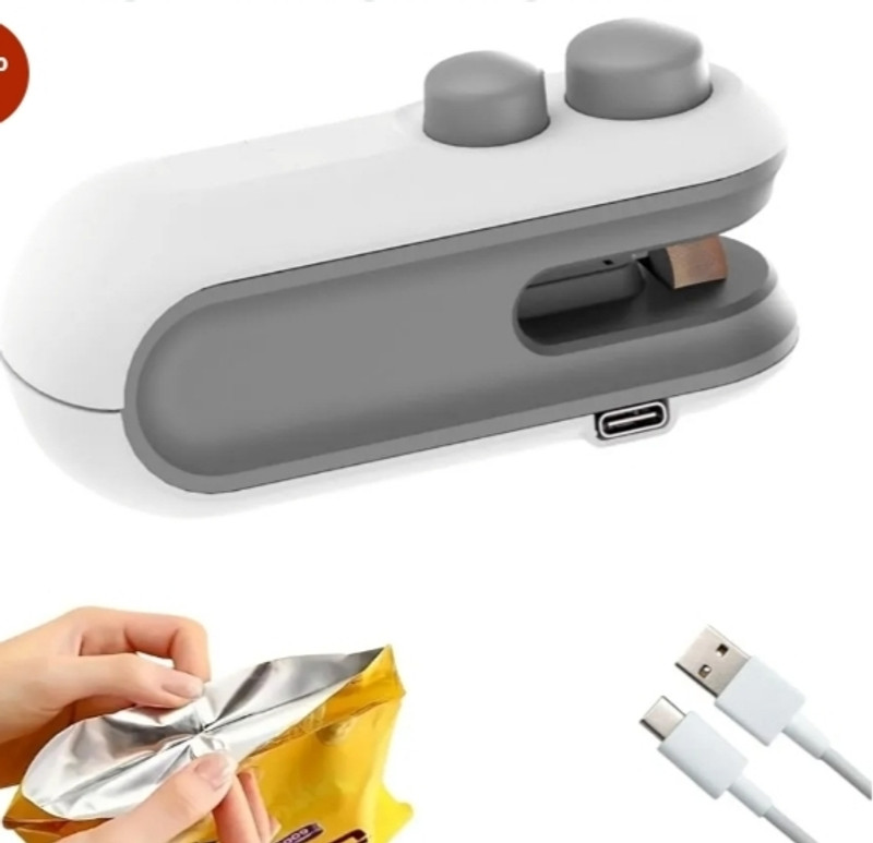 outfithood Portable Mini Sealing Machine 2 in 1 Hand Held Heat Sealer(95 mm)