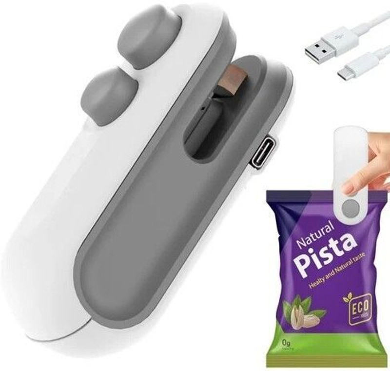 Sunkei Mini USB Bag Sealer, Portable Food Packet Sealing Machine | Chip & Snack Sealer Hand Held Heat Sealer(100 mm)