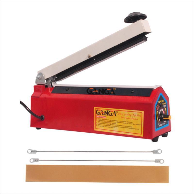 GANGA 8 Inch Impulse Sealer,Pepsi Sealer, Pouch Sealer , Pepsi Packing Machine Hand Held Heat Sealer(200 mm)