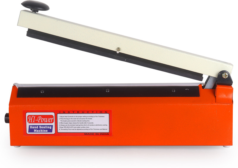Hi Tech Impulse 12 Inch Seaing Machine for Plastic, Pouch, Poly Bag & Food Packing Hand Held Heat Sealer(300 mm)