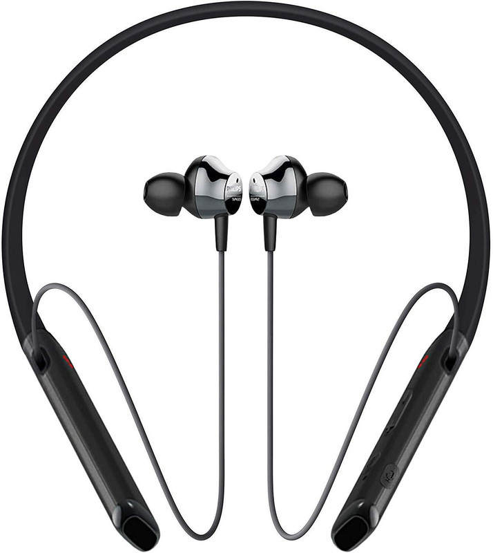neckband Neckband, 40H Battery, Dual pair , Fast charge, Magnetic Buds, Bluetooth Neckband, Wireless with Mic in ear Earphones Helmet bluetooth device with Microphone(40 m 48 hr)