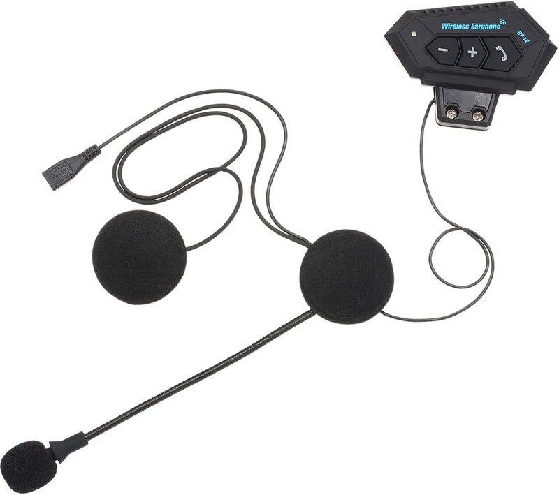 Lipzie 55ABG1.Helmet.Headset_SH Helmet bluetooth device with Earphone(1 m 3 hr)