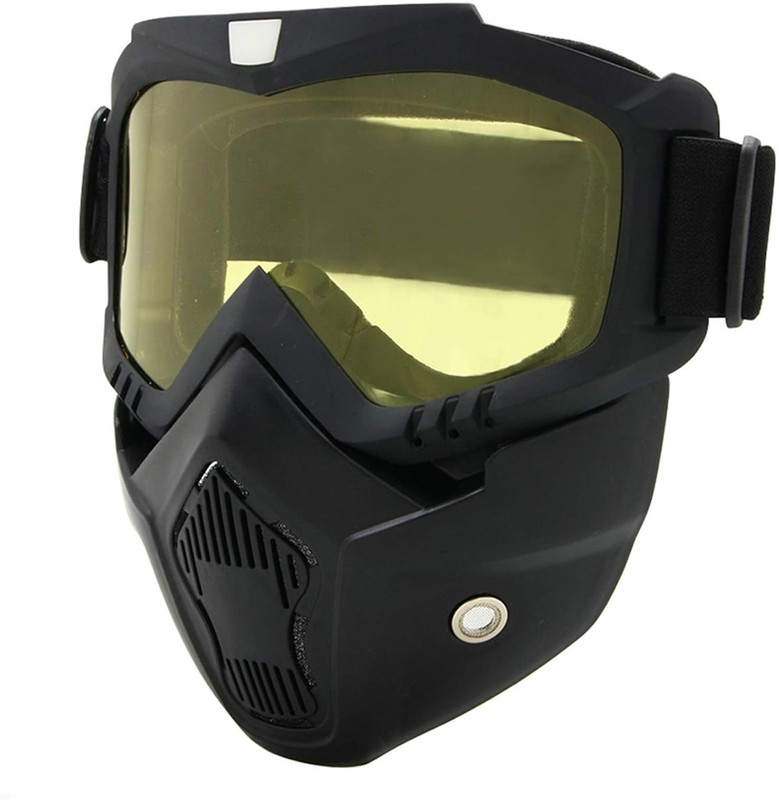 Genipap Protective Colorful Bike Riding Face Mask, Face Shield Motorcycle Goggles Aa507 Helmet Breath Guard