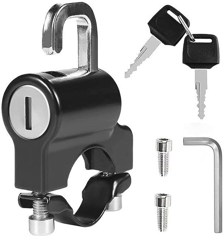 afifa Stainless Steel, Aluminium Key Lock For Helmet