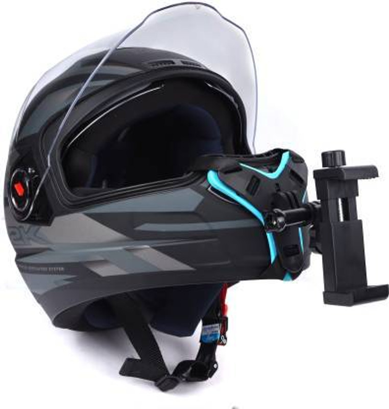 SHAH ENTERPRISES Helmet Stand Camera Mount(Black & Blue Combination)