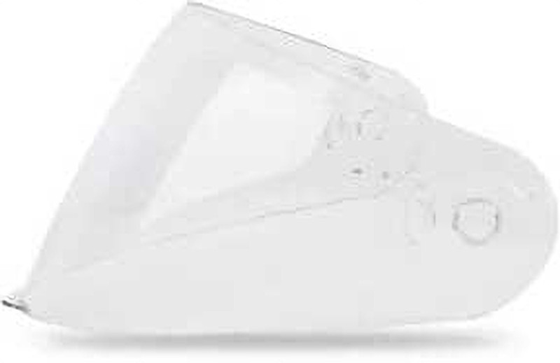 Natu STEELBIRD SBA 20 HELMET CLEAR VISOR BLACK Helmet Visor(White)