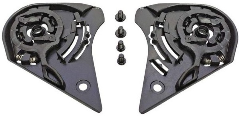 Pa Helmets Base Plate Set for LS2 FF351 352 369 384 802 Helmet Visor(Black)
