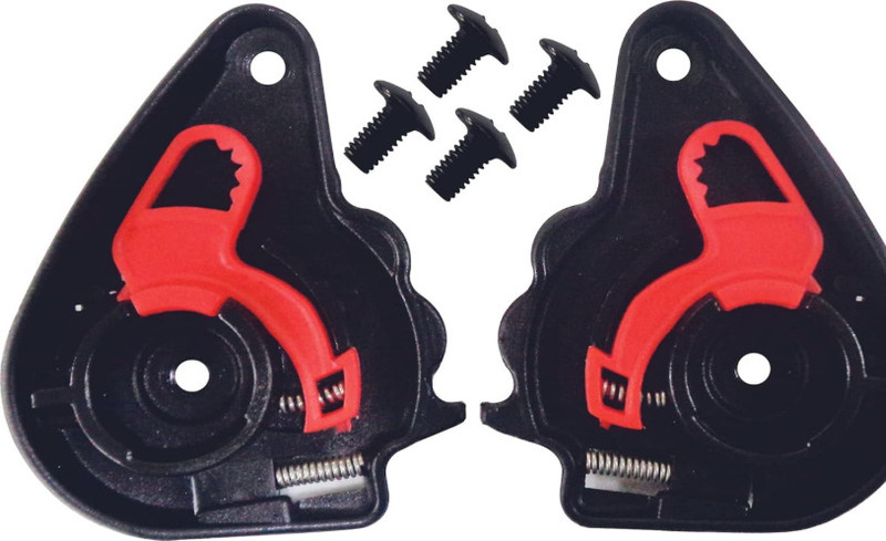 STUDDS Visor Mechanism Spare Part for Thunder Fullface helmet all Thunder models Helmet Visor(Black)