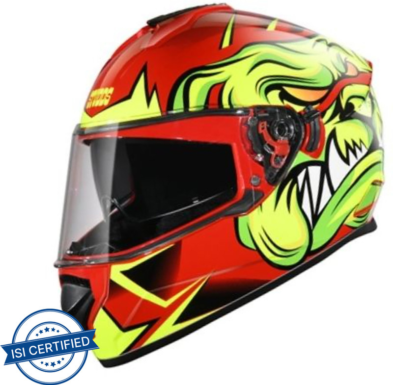 STUDDS DRIFTER-D1 Motorbike Helmet(RED N5)