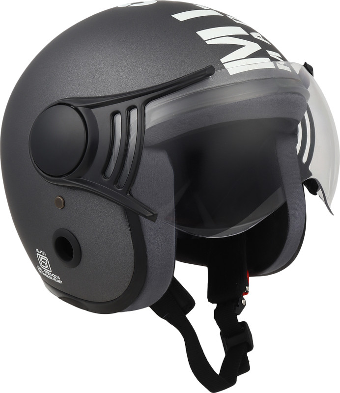 Xinor Zitro Motorbike Helmet(Metal Grey)