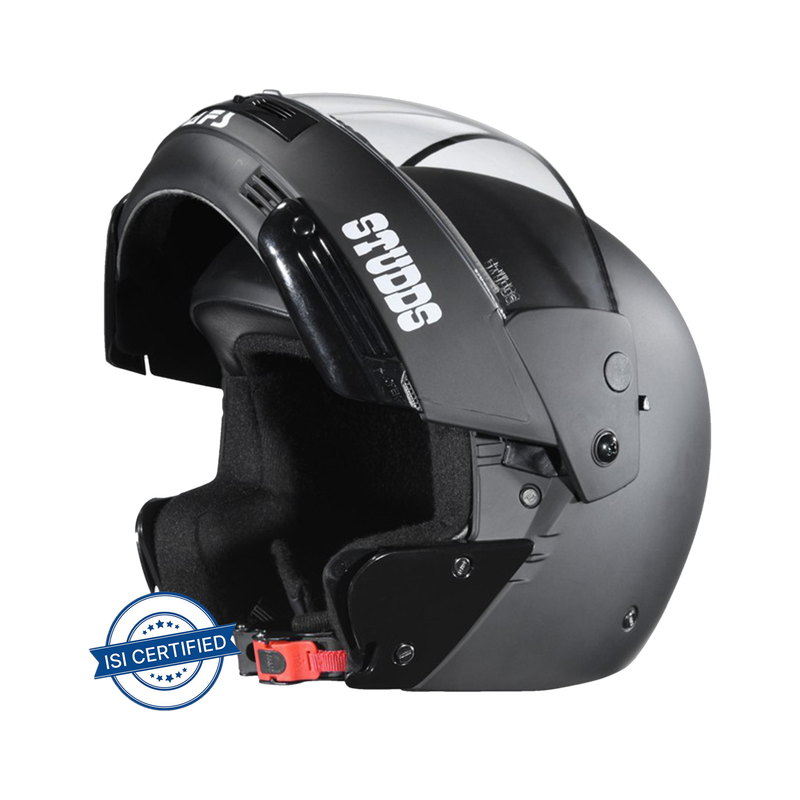 STUDDS NINJA PASTEL PLAIN FULL FACE - MATT. BLACK- XL Motorsports Helmet(Matt Black)