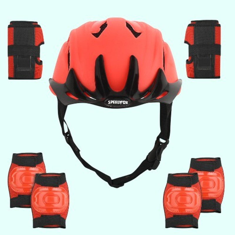 Jaspo SX 4 Protective Set (small size) Suitable for Age Group Upto 6 Years Old Skating Kit