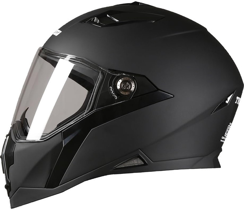 TVS Racing Anti Matter Motorbike Helmet(Matt Black)