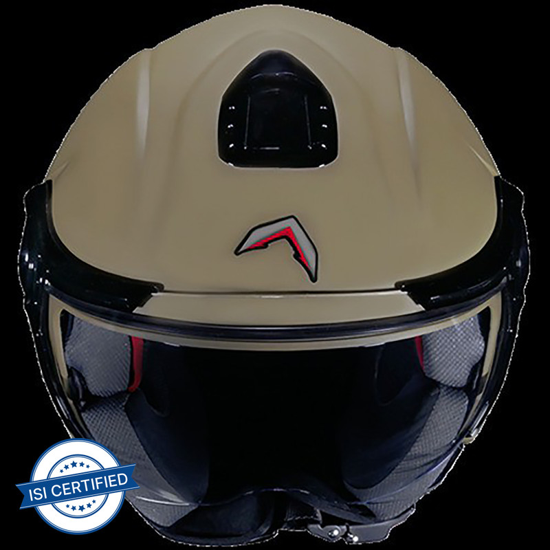 MAVOX OX10 Sahara Beige Motorbike Helmet(Sahara Beige)