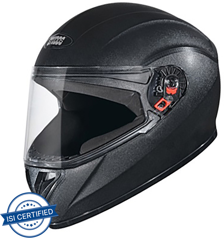 STUDDS Crest Eco Motorbike Helmet(Black)