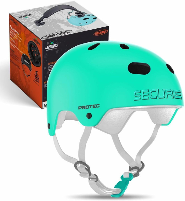 Benstar Protec Secure For all age groups - Skating, Skateboarding and Skating Helmet(Blue Matte)