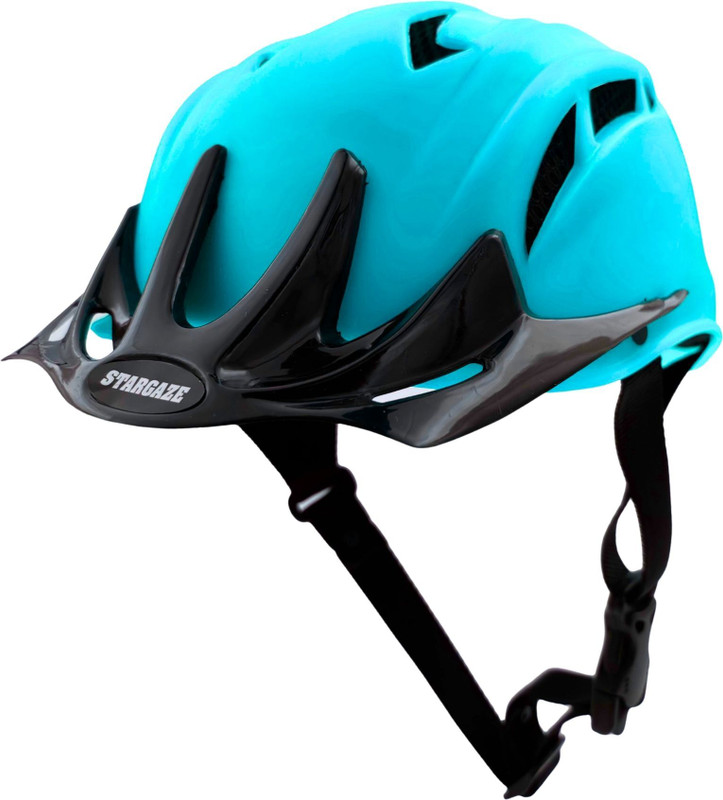 Stargaze Kids Cycling & Skating Helmet with Visor Medium Cycling Helmet(Sky Blue)
