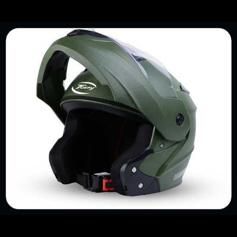 fuery ITCHINF FLIPUP-New-FU_HT Motorbike Helmet(Green)