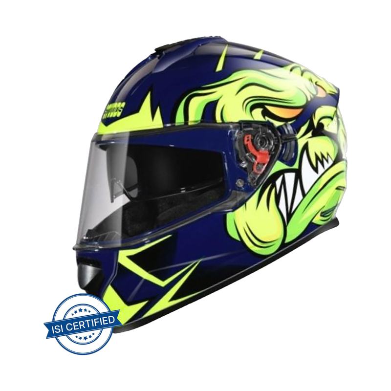 STUDDS DRIFTER-D1 Motorbike Helmet(BLUE N5)