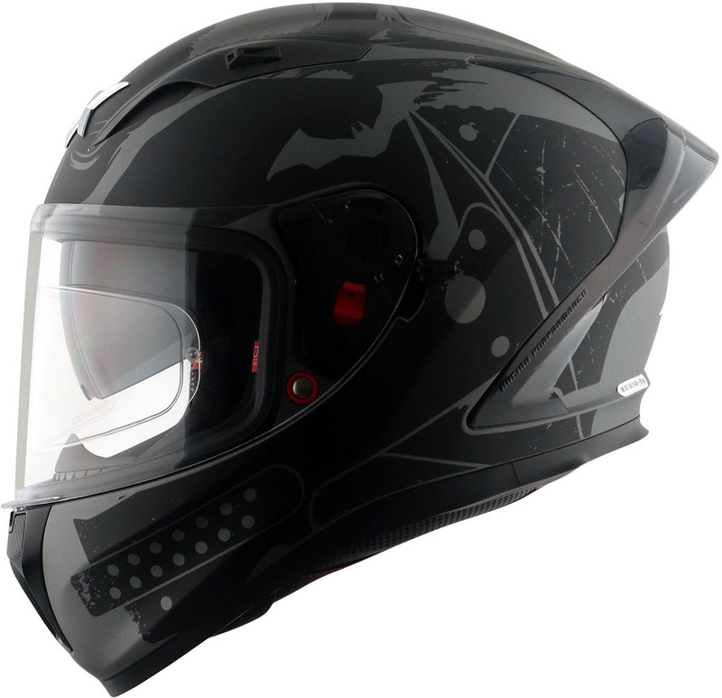 Axor Street DC Batman Motorbike Helmet(Dull Anthracite Black)