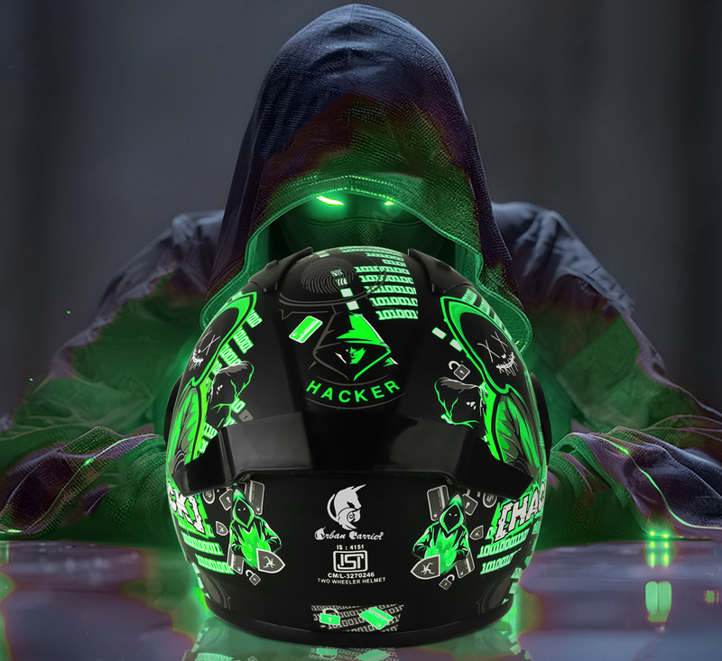 Urban Carrier Rainbow Visor Helmet – UV Scratch Resistant