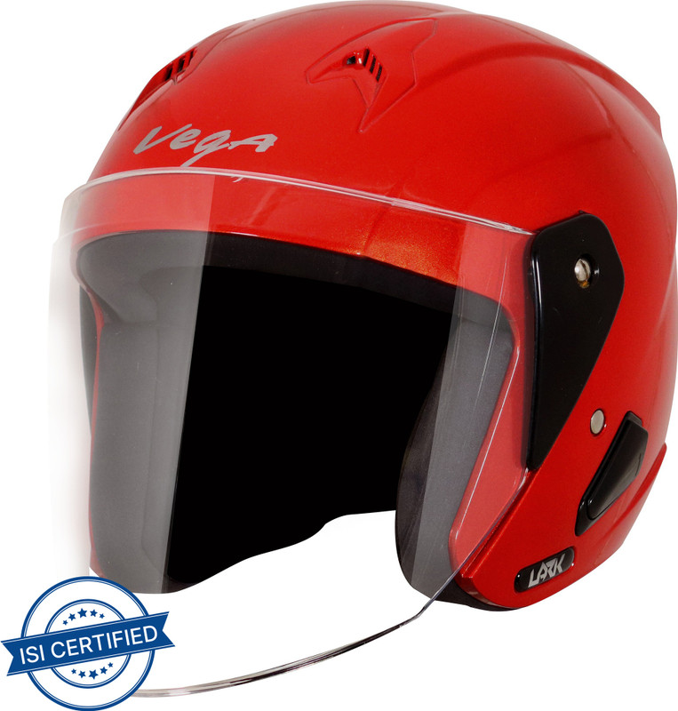 VEGA Lark Motorbike Helmet(Red)