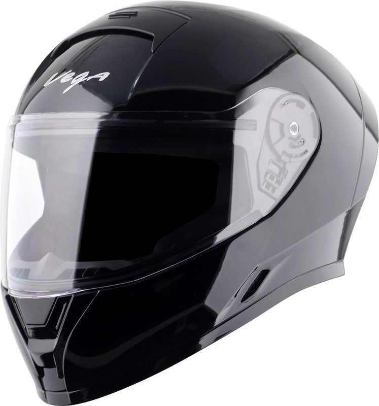 VEGA Ranger Solid Motorbike Helmet(Black)