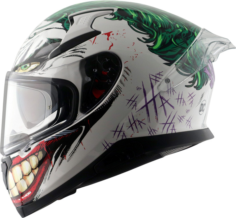 Axor Apex Joker Motorbike Helmet(White Green)