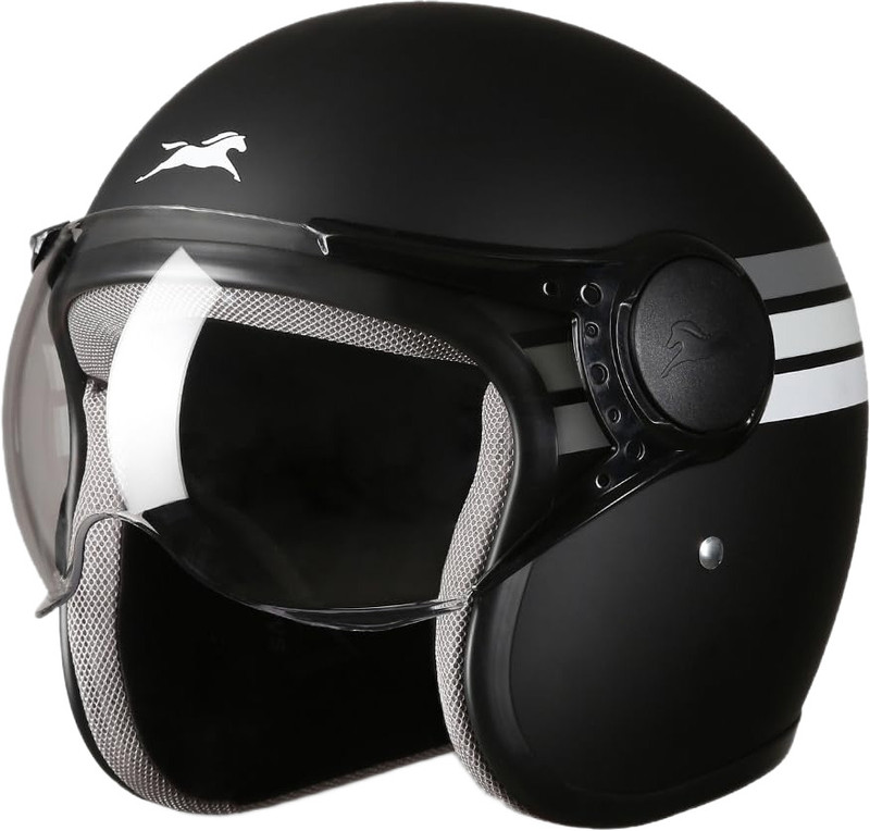 TVS Cruisetown Motorbike Helmet(Black V1)