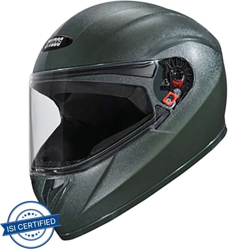 STUDDS Crest Eco Motorbike Helmet(MILITARY GREEN)
