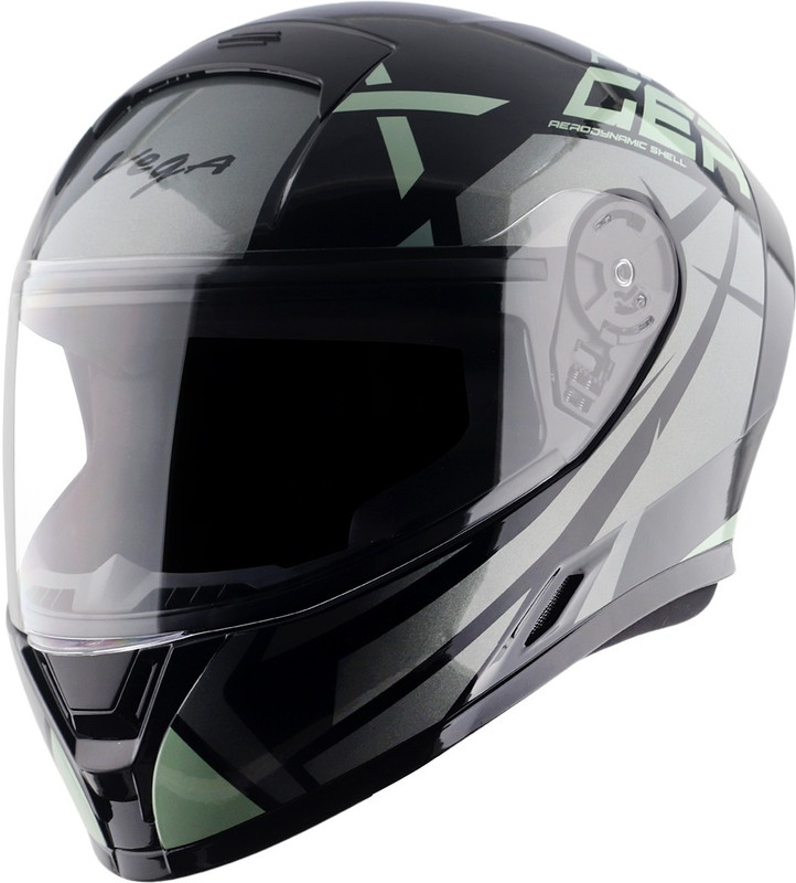 VEGA Ranger Revenge Motorbike Helmet(Black Grey)
