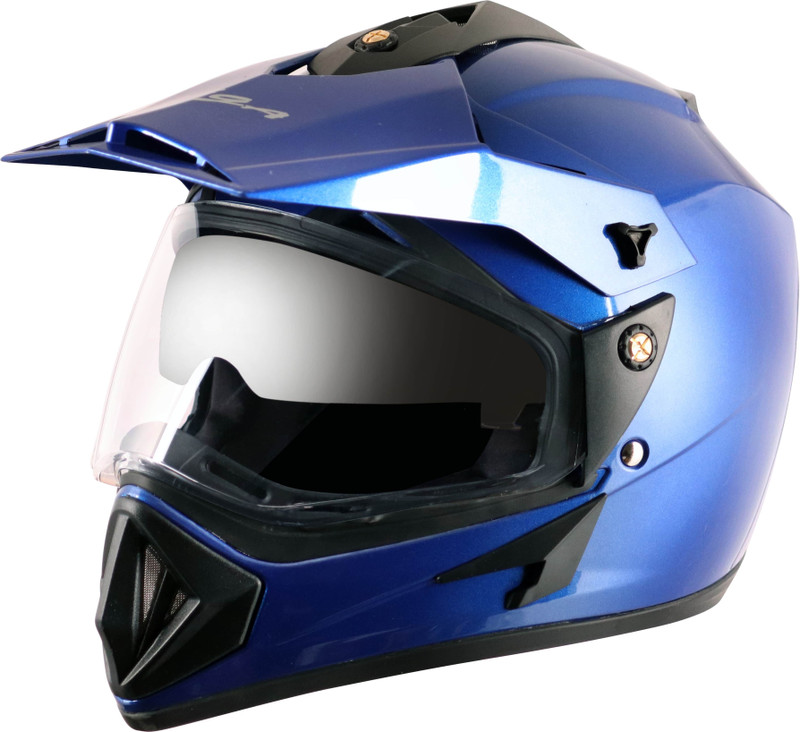 VEGA Off Road D/V Motorbike Helmet(M.Blue)
