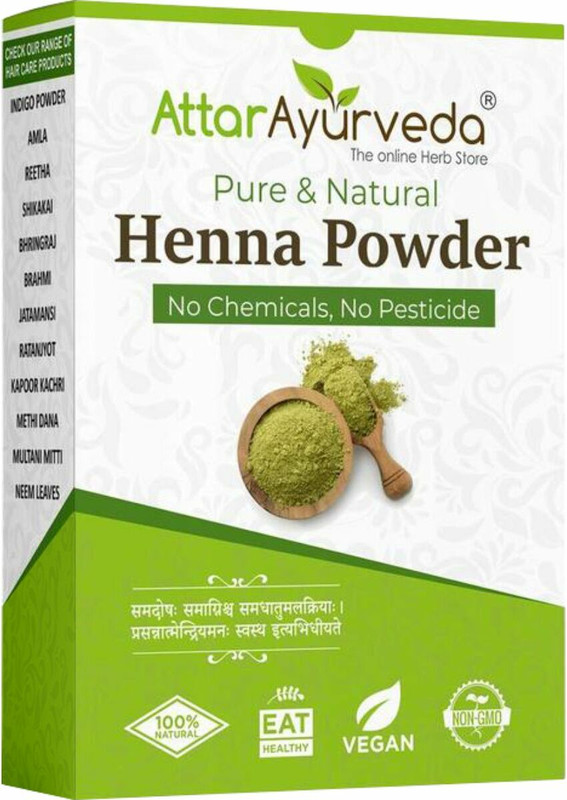Attar Ayurveda Natural Henna powder for hair(200 g)