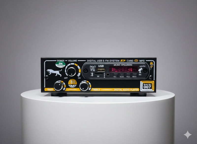 Digital Gurudev IPL 280 Mini Hi-Fi System(Multicoloure, Yellow)