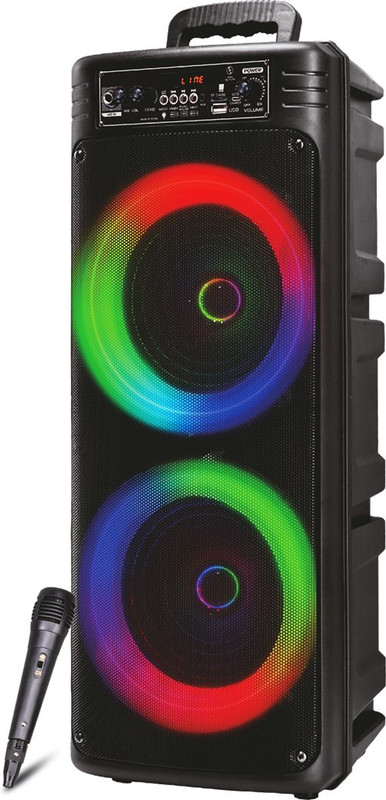 Tessco FS-342 Wireless Potable Party Speaker - Black With karaoke Mic Mini Hi-Fi System(Black)