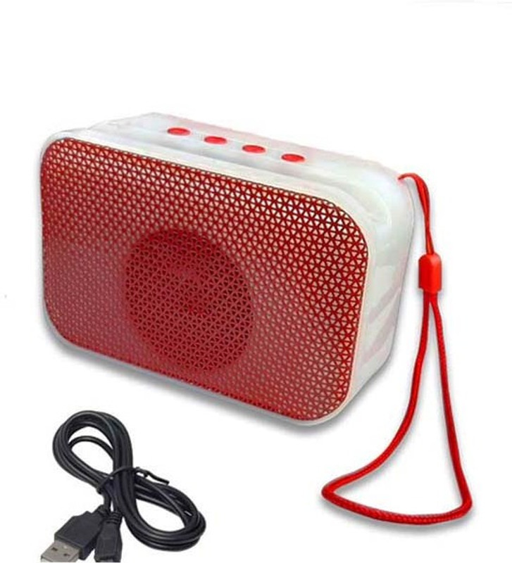 Wanzhow 10W Bluetooth Speaker Hi-fi Stereo Sound Upto 5Hours Playback, Best for Mobile Micro Hi-Fi System(Red)