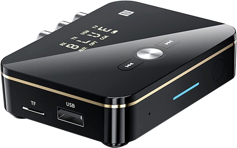 Tobo Bluetooth Audio Transmitter Wireless Receiver Adapter ,Music Streaming TD-882WA Mini Hi-Fi System(Black)