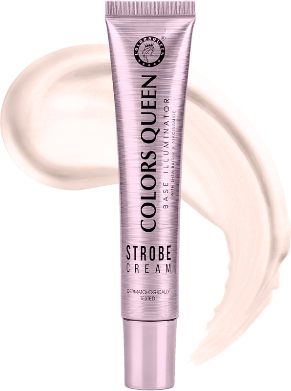 COLORS QUEEN Strobe Cream 30g | Primer + Highlighter + Moisturizer | Instant Illuminating Highlighter(30 g, Golden Pink)