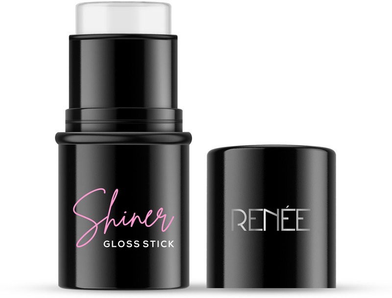 Renee Shiner Gloss Stick 5g, Gives Instant Glossy Shine, Soft, Non-Sticky, Lightweight Highlighter(5 g, Clear)