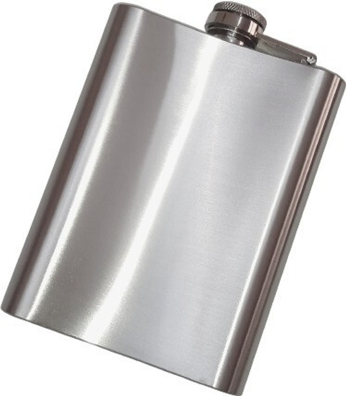 Protos India.Net Sliver Hip Flask Hip Flask(230 ml)