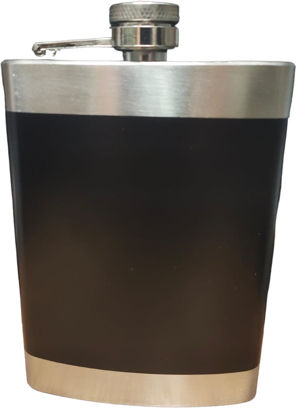 JGG Jain Gift Gallery STAINLESS STEEL Hip Flask(300 ml)