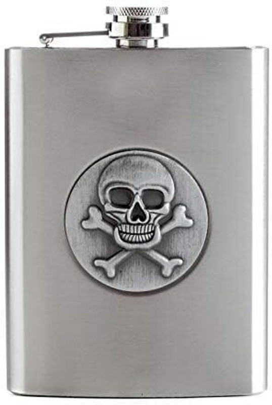 VINSH ENTERPRISE Stainless Steel Hip Flask – Durable, Leak-Proof, Rust-Resistant Liquor Flask Stainless Steel Hip Flask(100 ml)