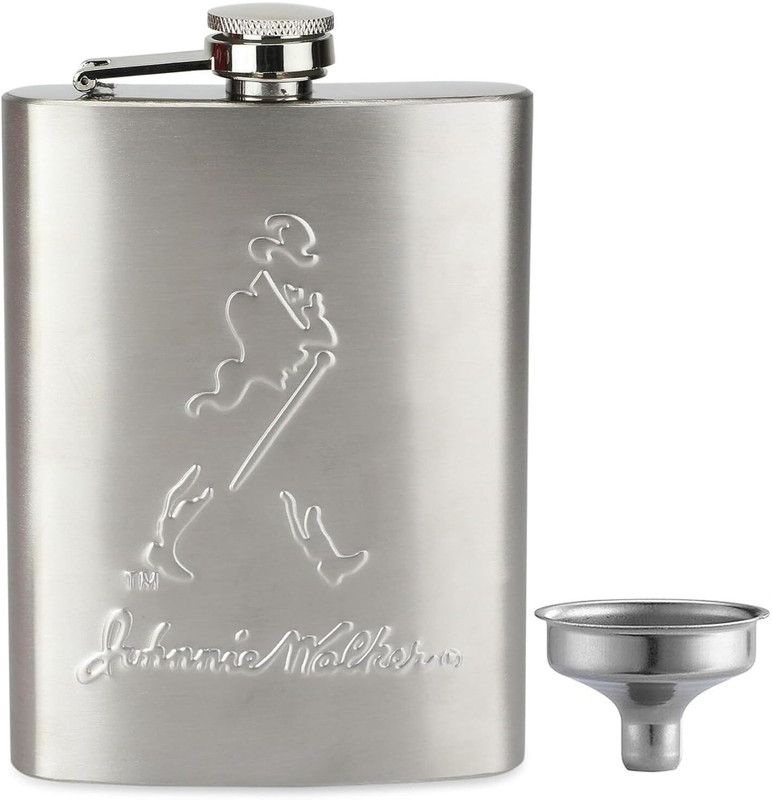 SVShoperzone HIP FLASK BLACK - 2 STAINLESS STEEL Hip Flask(236 ml)