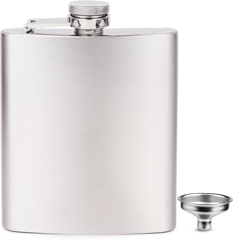 Celebr8 Easy Sip Stainless Steel Hip Flasks, Liquor Wine Whiskey Alcohol Holder Stainless Steel Hip Flask(236 ml)