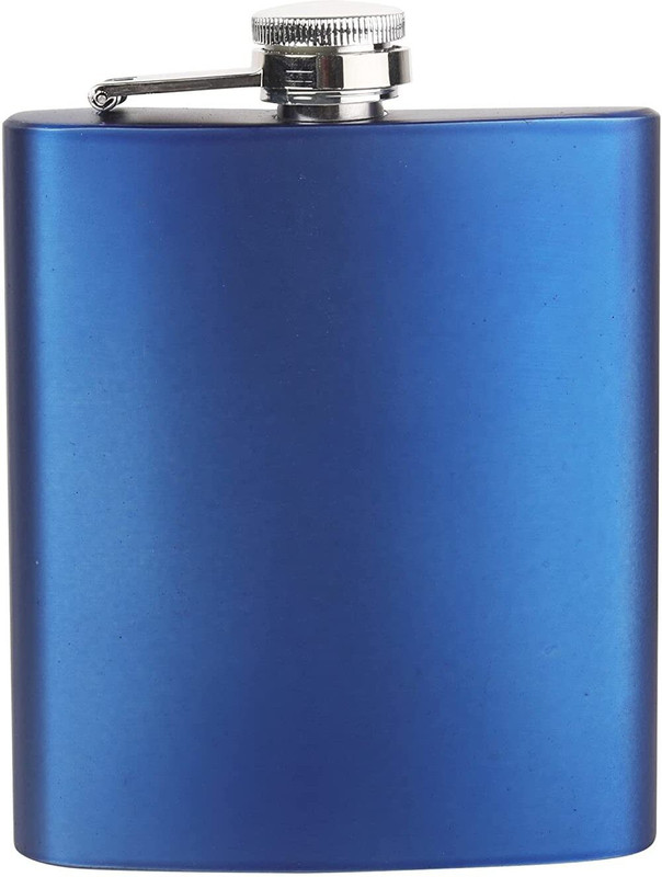 KARFE STAINLESS STEEL BPA Free HIP FLASK WITH COLOR COATING HAVING 7oz (206 ML) _RED Stainless Steel Hip Flask(206 ml)