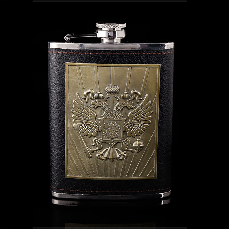 Merish Hip flask portable metal stainless steel flask flagon flask Hip Flask(270 ml)