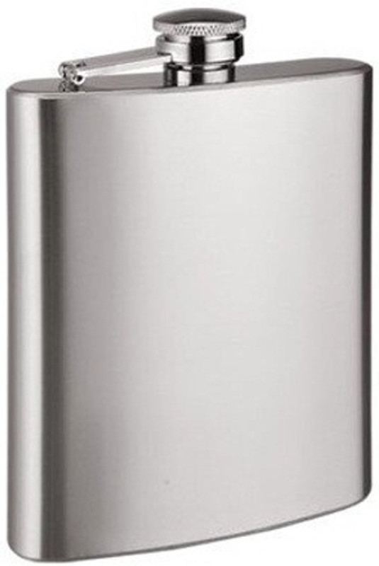 Protos India.Net Silver Hip Flask(236 ml)