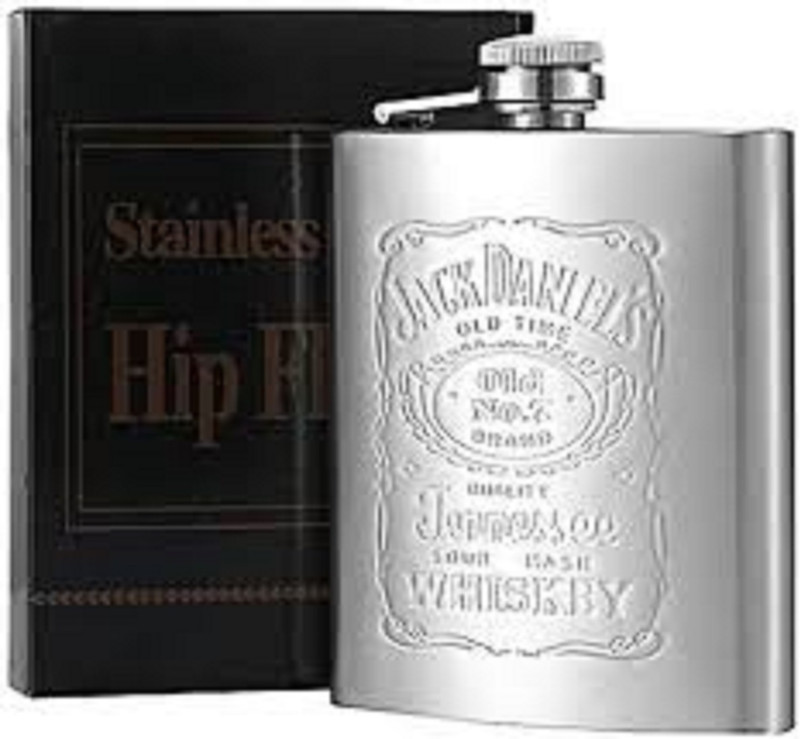 Peshkar steelness steel Hip Flask(236 ml)